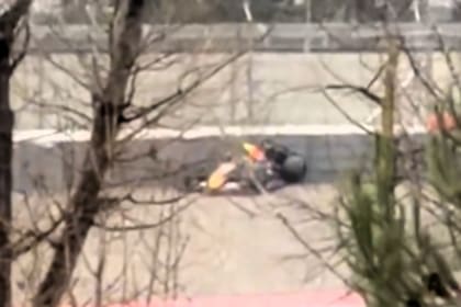 El accidente de Hadjar en la segunda jornada de prácticas de la Fórmula 1