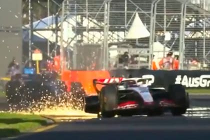 El accidente de Kevin Magnussen y nueva bandera roja en el GP de Australia