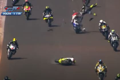 El accidente fatal en el Campeonato Brasileño de Motovelocidad