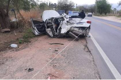 El accidente ocurrió cerca de las 6.30 en el Kilómetro 18, en la ruta 38, a la altura de Villa Santa Cruz del Lago