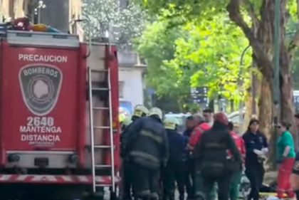 El accidente ocurrió en el barrio de Parque Patricios