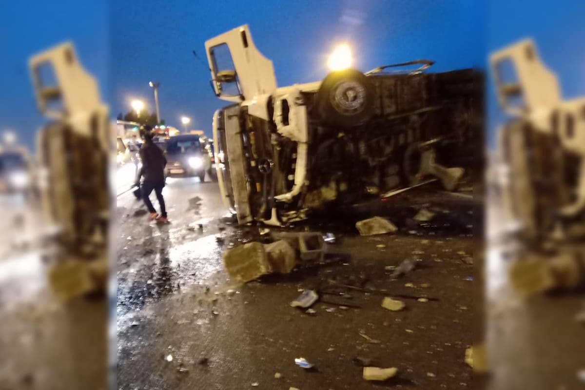 El accidente ocurrió en el kilómetro 21