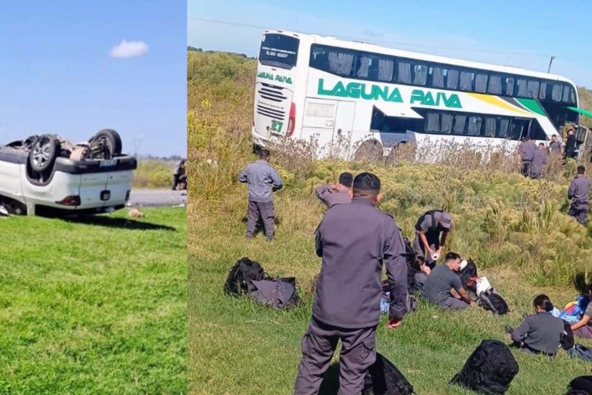 El accidente provocó un gran operativo para evacuar a los pasajeros atrapados