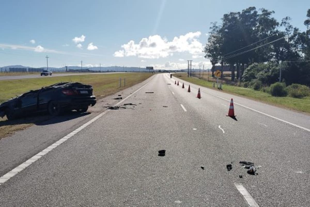 El accidente que involucró a un argentino en Punta del Este.