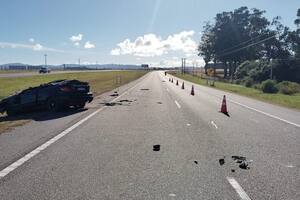 El accidente que involucró a un argentino en Punta del Este.