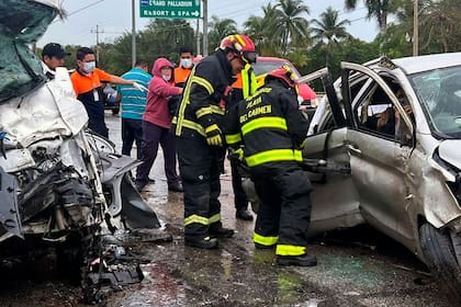 El accidente se produjo el 18 pasado en la ruta que va de Tulum a Playa del Carmen