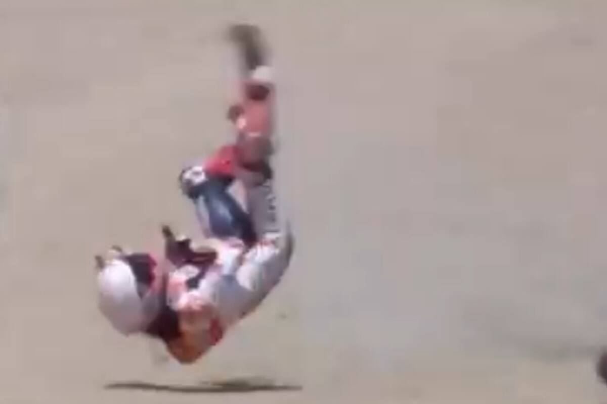 El accidente sufrido por Marc Marquez
