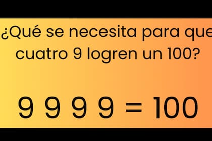 El acertijo matemático que se deberá resolver en 30 segundos