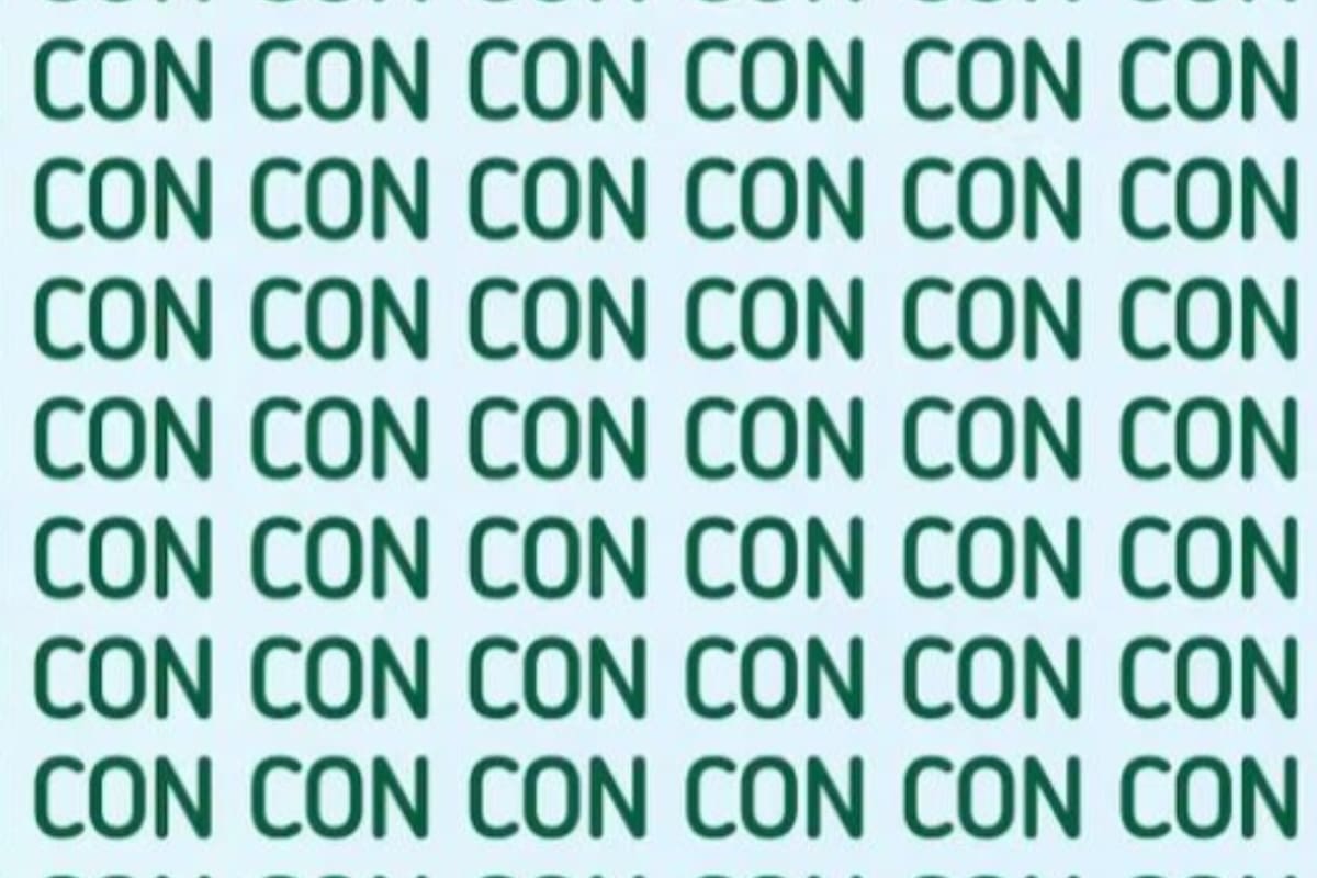 El acertijo que apunta a encontrar la palabra intrusa en menos de 10 segundos