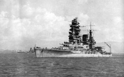 El acorazado IJN Nagato fue hundid en el atolón bikini