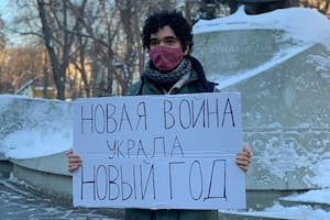 El activista ruso Arshak Makichyan