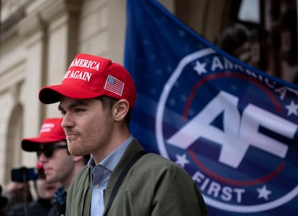 El activista ultraderechista Nick Fuentes