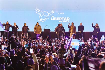 El acto de cierre de campaña Javier Milei