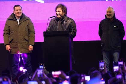 El acto de Javier Milei en la localidad de Moreno