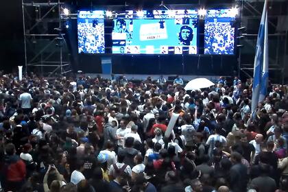 El acto de Juan Grabois en Ferro