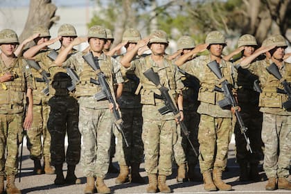El acto en Pigüe
