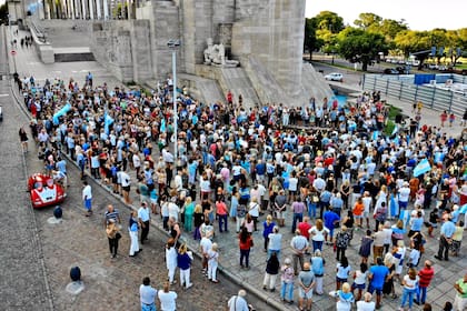 El acto por el aniversario de la muerte de Nisman en Rosario