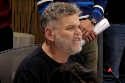 El actor Alfredo Casero durante su participación en la Comisión de Libertad de Expresión de la Cámara de Diputados