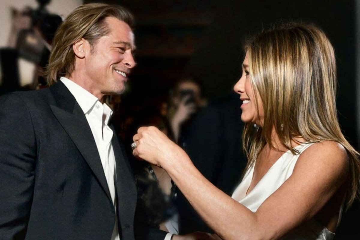 El actor aludió al fanatismo que generó la foto que se viralizó, en la que se lo ve sonriente hablando con su exesposa tras ganar ambos estatuillas