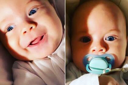 El actor chileno compartió cuatro primeros planos de la cara de su hijo menor, Amancio