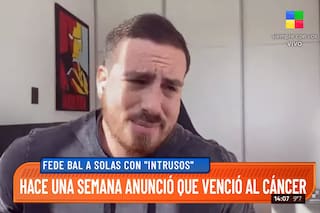 Recuperado. Fede Bal se quebró con Rial al contar que logró vencer al cáncer