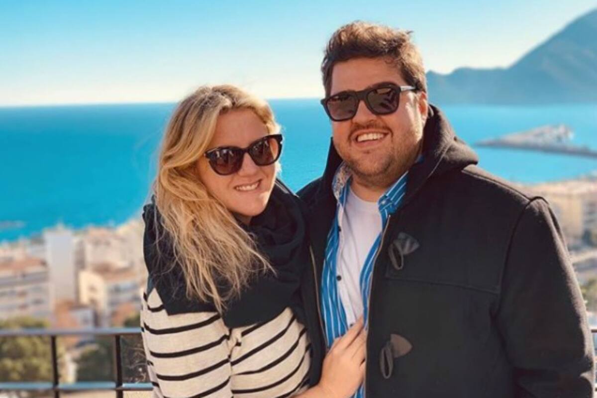 El actor compartió la primera foto de su hija Emilia en las redes, fruto de su relación con Lucía Gómez Centurión