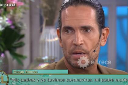 El actor confesó que sus padres tuvieron coronavirus y su padre no pudo superarlo. Fuente: El Trece