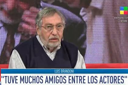 El actor contó esta tarde en una charla en la televisión que su amigo le había dejado un mensaje con insultos y de gran agresividad, que lo dejó "pasmado"