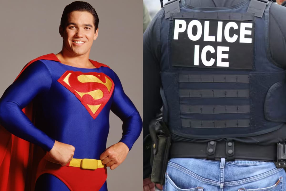 El actor de Superman, Dean Cain, se unió al ICE y alentó a sus seguidores a sumarse