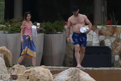 El actor disfruta de unos días de relax con su pareja, la hija de Arnold Schwarzenegger, a quien se la pudo ver en compañía de su madre y su hermano