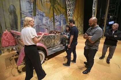 El actor en su tour por el teatro