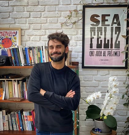 El actor es fanático de los libros y tiene su propio espacio de lectura
