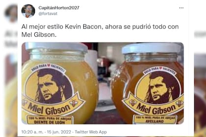 El actor es utilizado para la venta de miel (Captura Twitter)