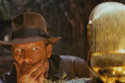 Harrison Ford como Indiana Jones, uno de los muchos personajes icónicos que compuso el intérprete, que solo tiene una nominación al premio de la Academia en su haber