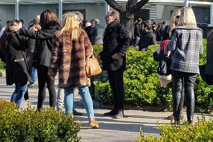 El actor estuvo acompañado por su mujer Marynés, sus hijos Johanna y Nicolás, y su círculo más cercano