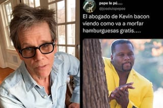 Kevin Bacon reaccionó a una hamburguesería de Palermo que usó su nombre y estallaron los memes