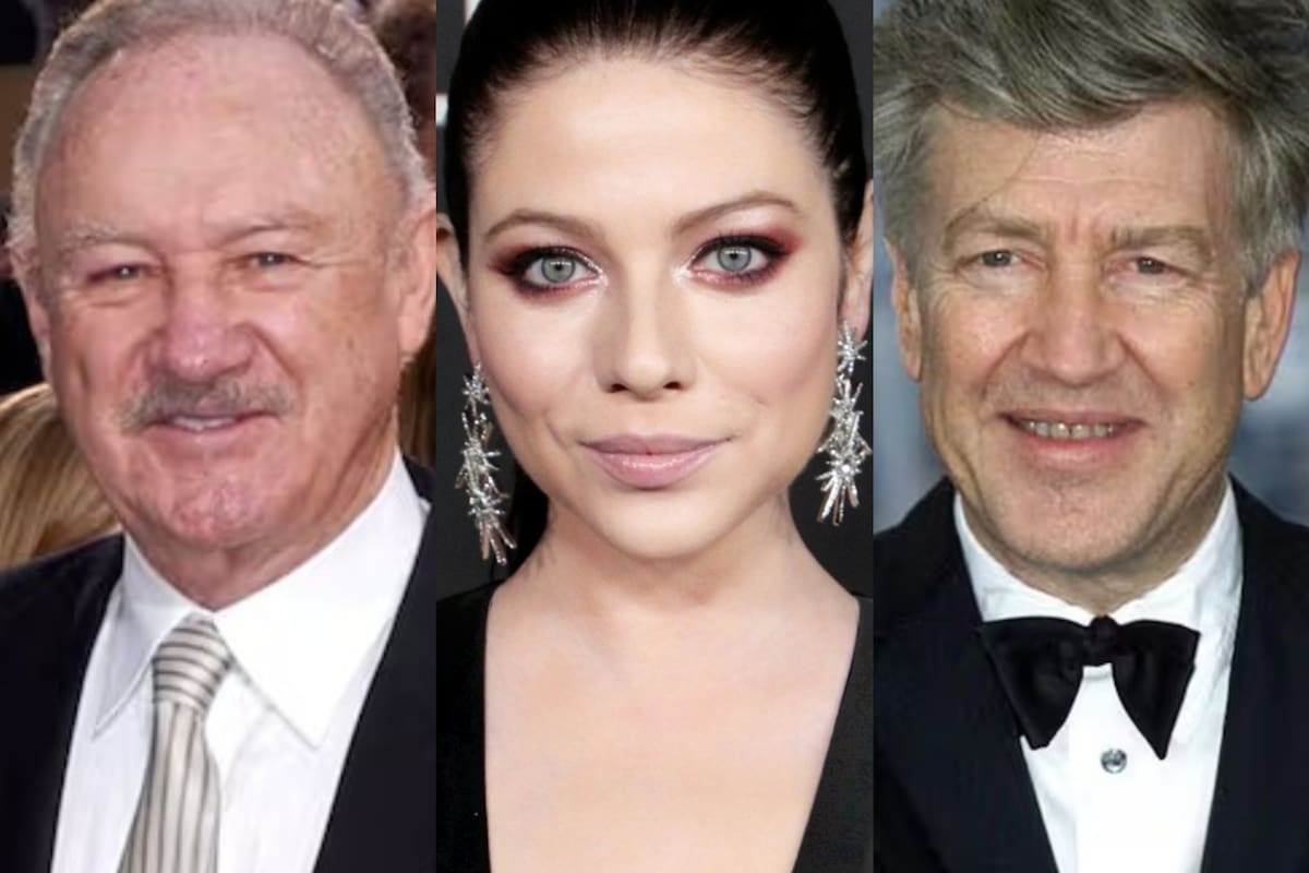 El actor Gene Hackman, la actriz Michelle Trachtenberg y el director David Lynch, perdieron la vida durante este 2025 (Foto: AP / Instagram @michelletrachtenberg / Archivo)