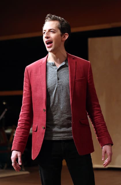 El actor Josh Grisetti en los ensayos de Prince of Broadway, el 5 de octubre de 2015