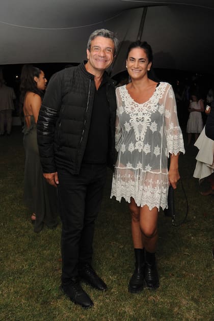 El actor Marcelo de Bellis con su mujer, Sol Grasso.