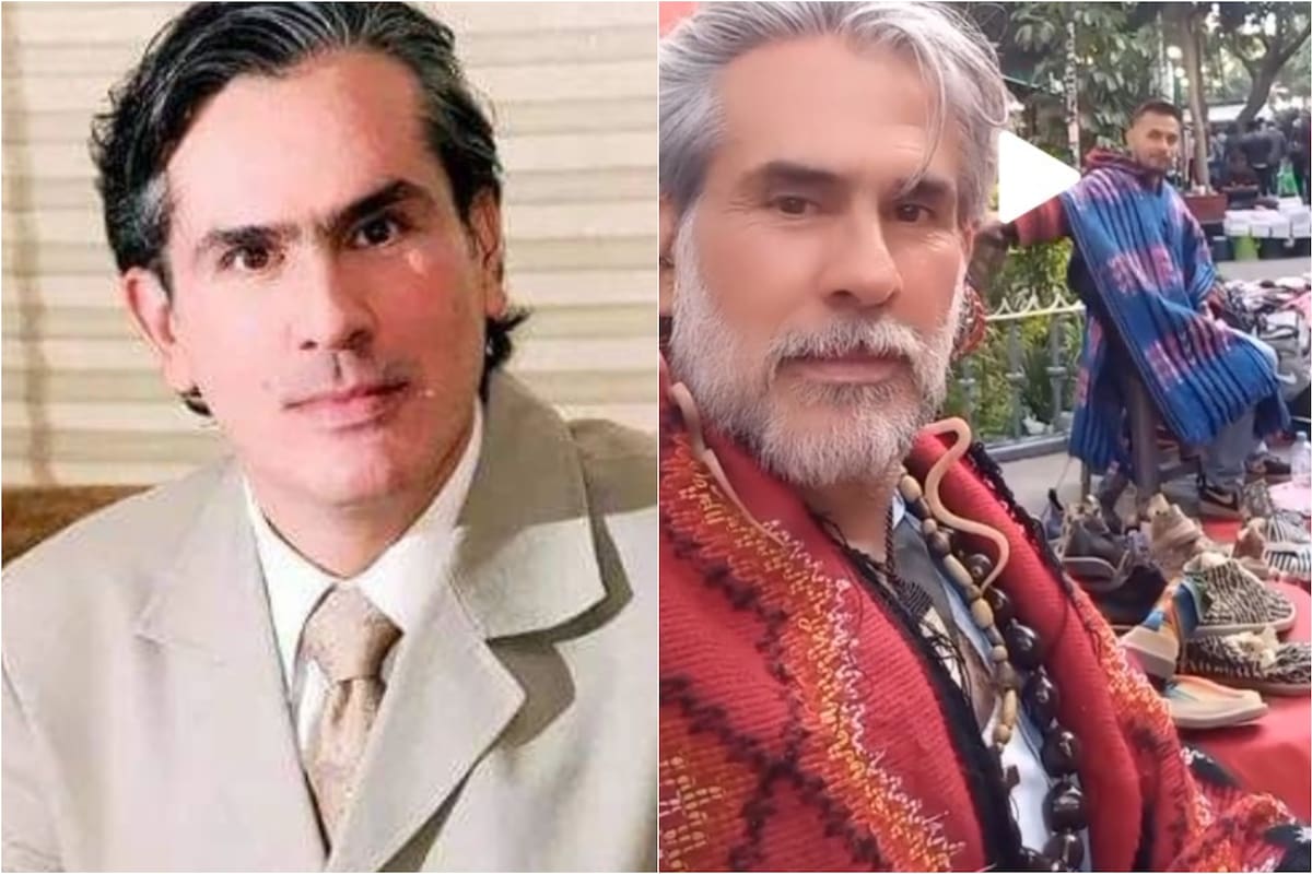 El actor mexicano Carlos Amador inició un negocio de calzado para hombres que vende en algunas plazas de Ciudad de México