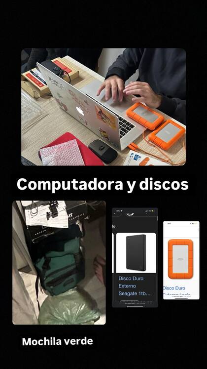 El actor mostró a sus más de 700 mil seguidores los objetos de valor que le robaron e intenta recuperar