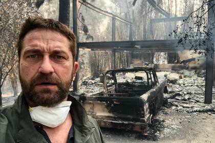 El actor mostró cómo quedó su casa en Malibú tras los incendios