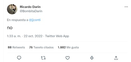El actor respondió de forma contundente.