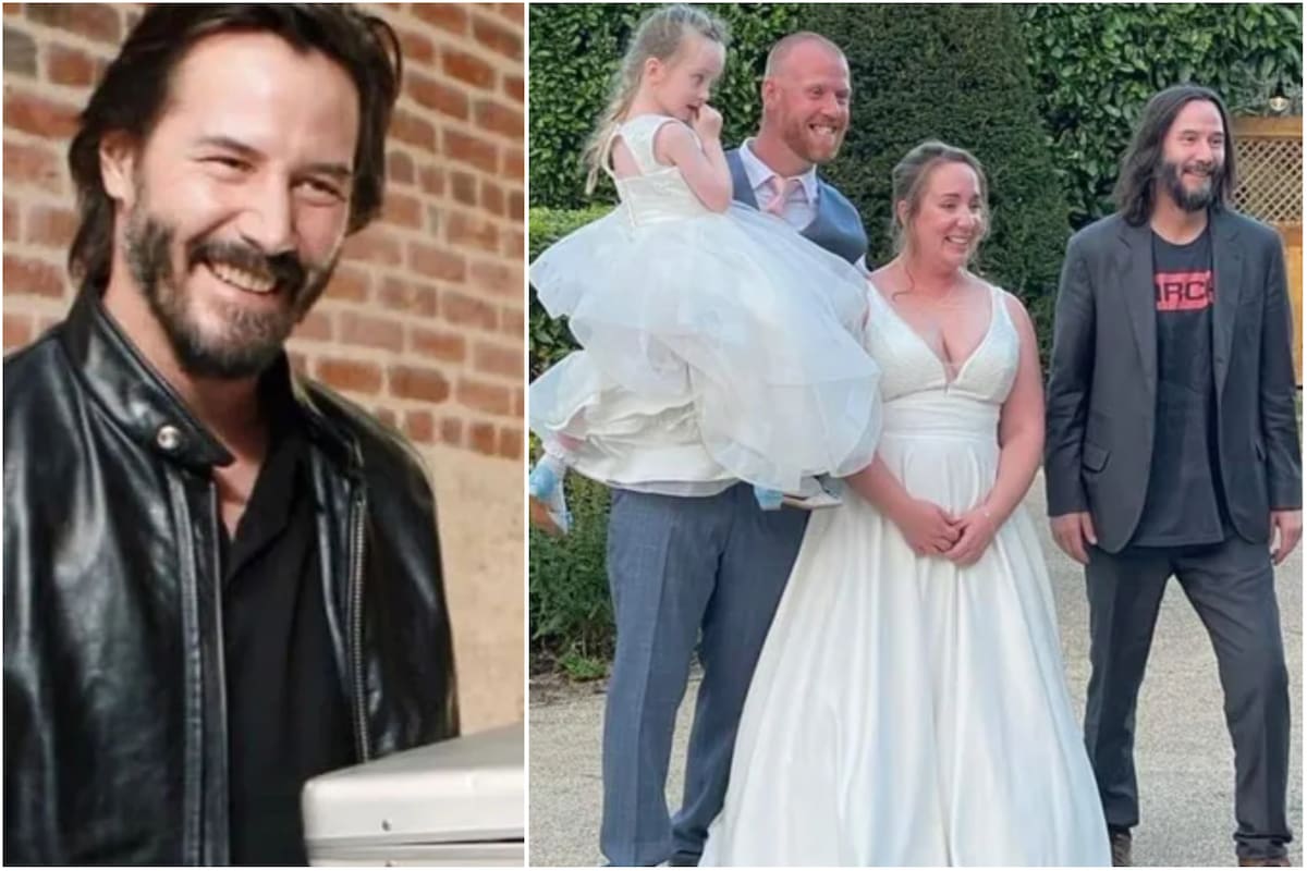 El actor sorprendió a una pareja en su boda (Foto: Archivo-Twitter/Twitter/@MrsNRoadnight)