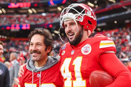 El actor y comediante Paul Rudd apareció entre los fans de los Kansas City Chiefs
