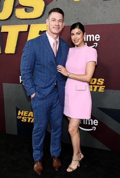 El actor y exluchador profesional concurrió a la cita junto a su esposa, Shay Shariatzadeh