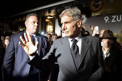 El actor y productor de cine estadounidense Harrison Ford no estará presente esta noche en los Oscar (Walter Bieri/Keystone vía AP)