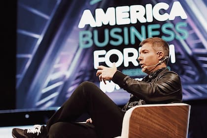 El actor y productor durante la entrevista realizada en Punta del Este