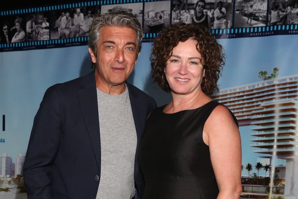 El actor y su esposa, Florencia Bas