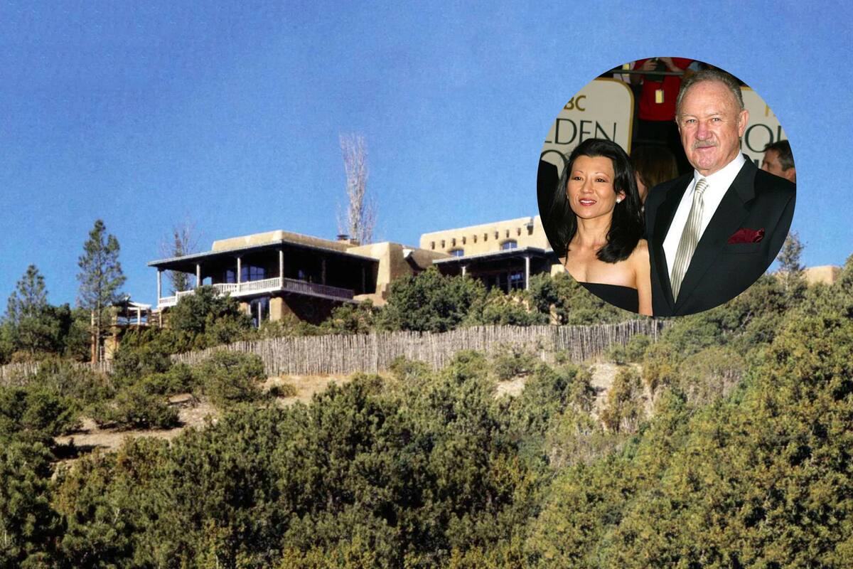 El actor y su esposa fueron hallados sin vida el miércoles 26 de febrero en su residencia ubicada en Old Sunset Trail, Santa Fe, Nuevo México